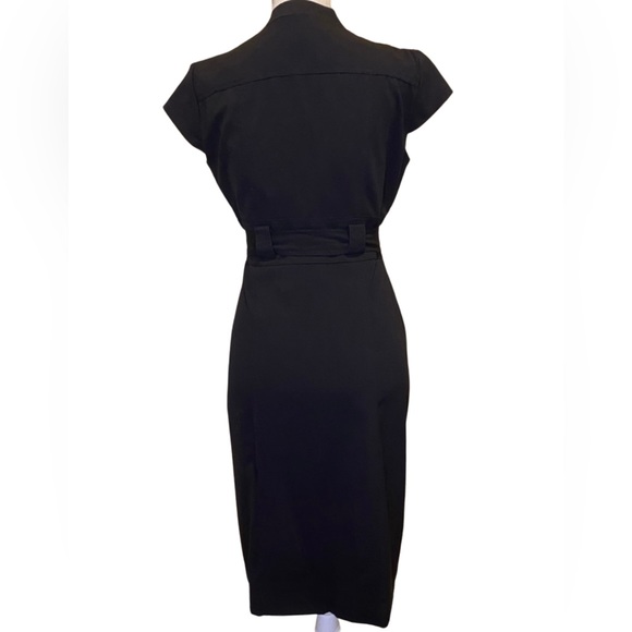 Sandra Darren Zip Front Belted Dress - Picture 3 of 9